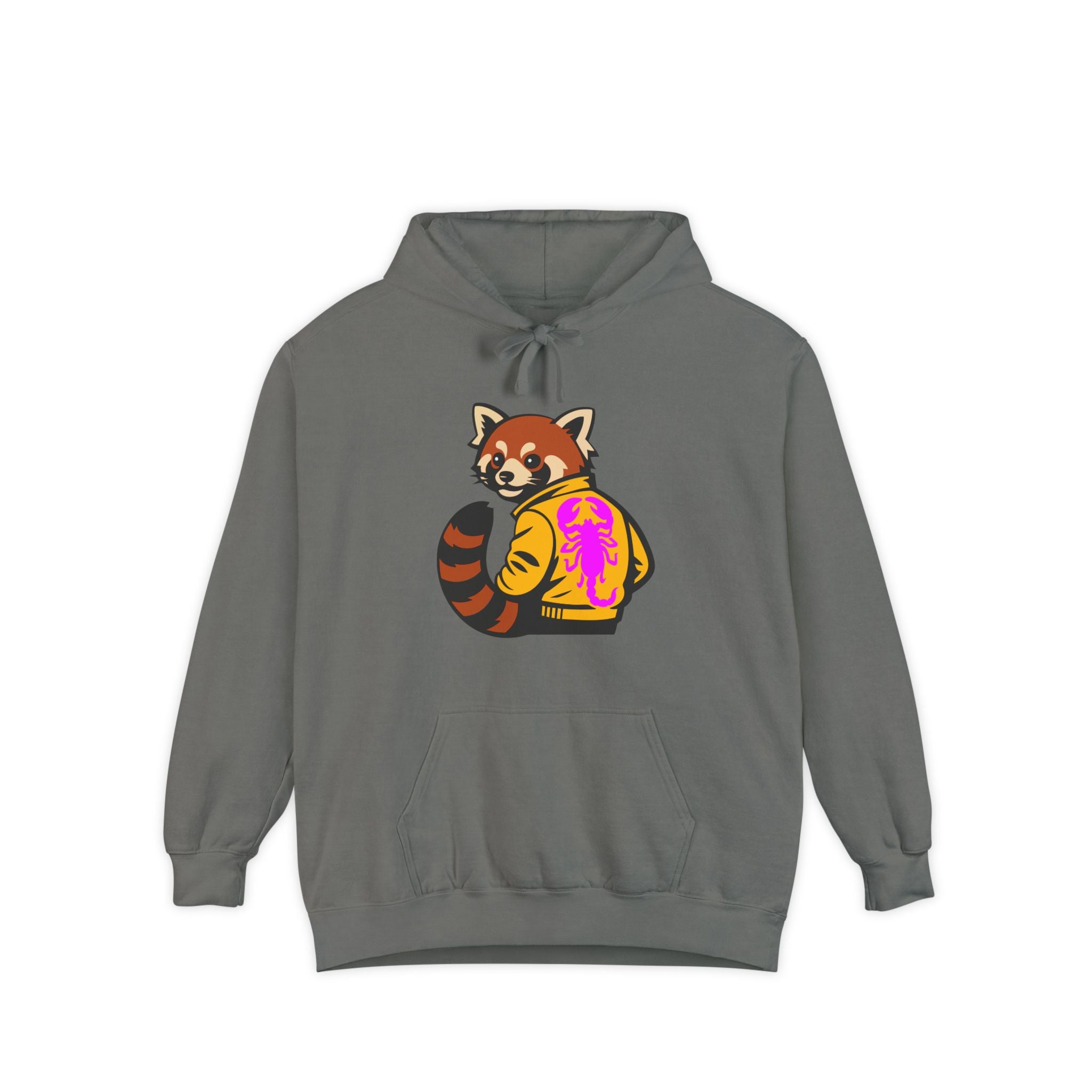 Red Panda Jacket Hoodie — Cute Retro Animal Graphic Pullover